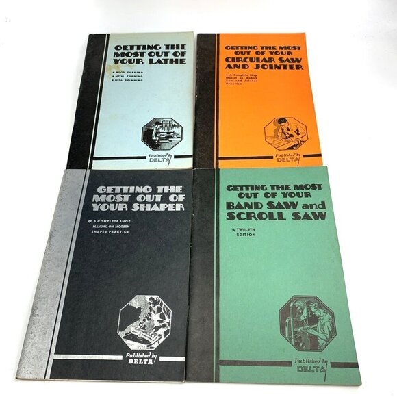 Delta Other - Getting The Most Out of Your Booklets Delta Milwaukee Manual 1935-1937 Lot of 4